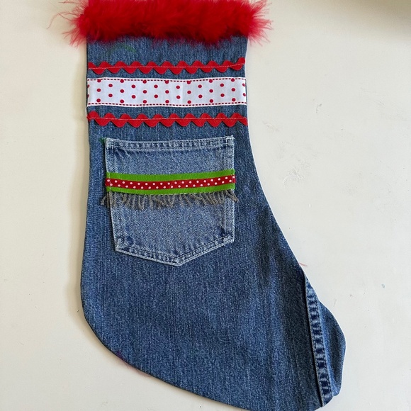 DENIM STOCKING - Picture 1 of 2